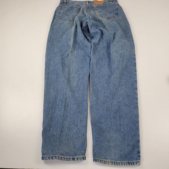 Vintage 90's Levis 560 Jeans Mens sz 36x34 Loose Fit Tapered Leg Blue Denim USA - Picture 13 of 16